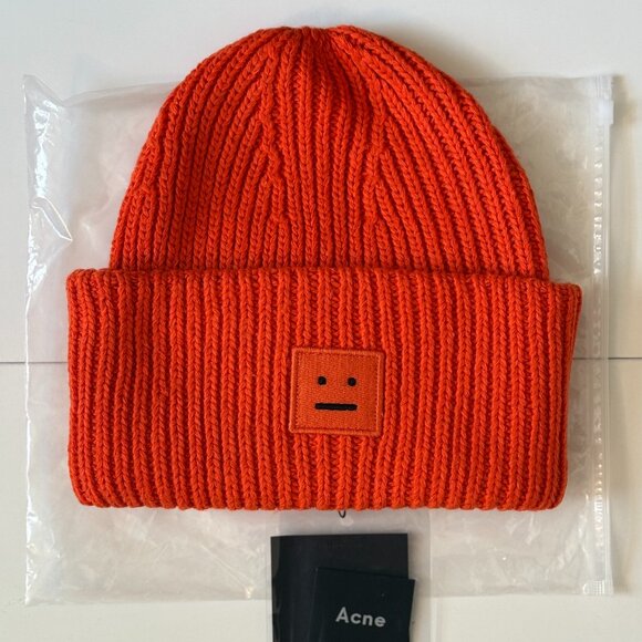 Acne Studios Large face logo beanie - Picture 1 of 5
